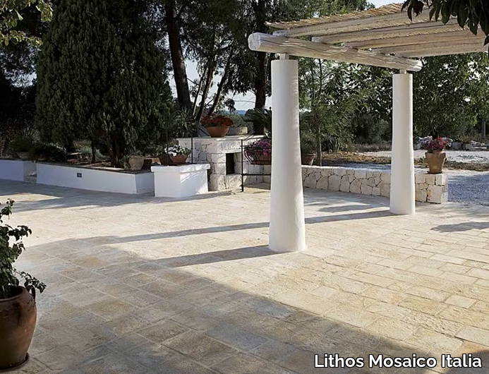 APULIA STONE CORSI MISTI - Stone flooring _ Lithos Mosaico Italia