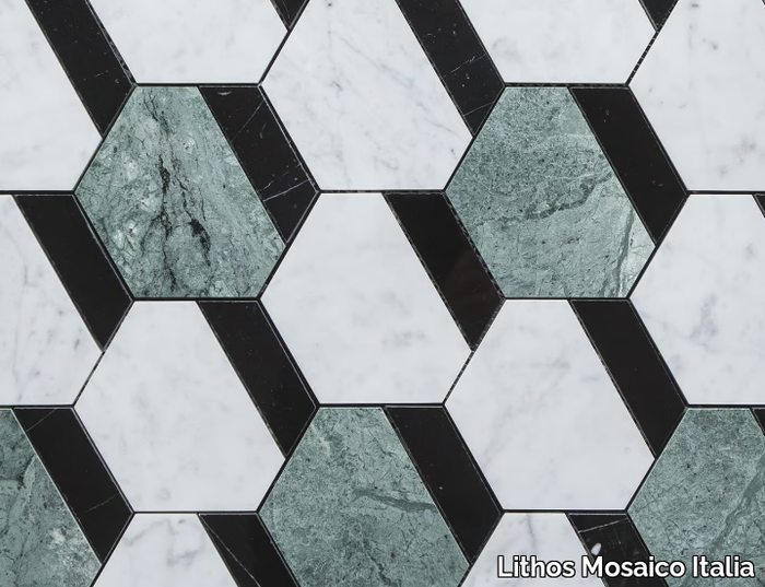 PANNELLO 9 - Marble flooring _ Lithos Mosaico Italia