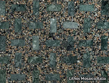 OMAGGIO A SCARPA - VERDE - Marble grit flooring _ Lithos Mosaico Italia