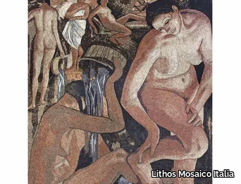 THE BATH II – OMAGGIO A SEREBRIAKOVA - Marble mosaic _ Lithos Mosaico Italia