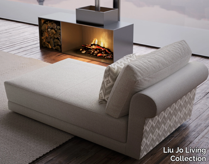 DREAM AWAY - Upholstered fabric day bed _ Liu Jo Living Collection