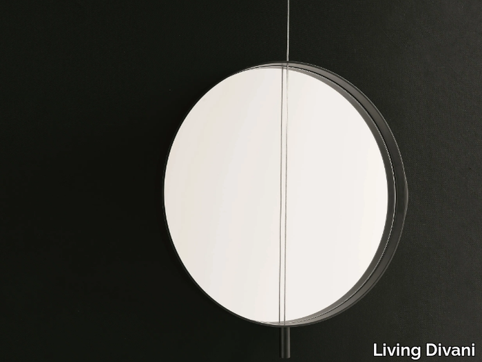 GALILEO - Round wall-mounted mirror _ Living Divani