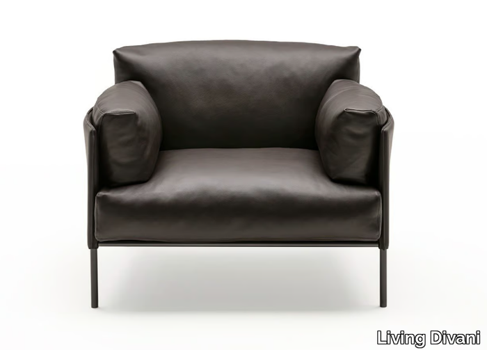 GREENE - Armchair with armrests _ Living Divani