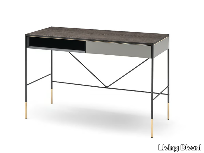 ERA - Wooden secretary desk with drawers _ Living Divani