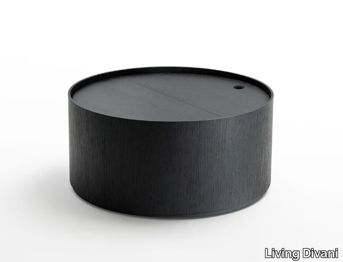 FULL MOON - Round coffee table with storage space _ Living Divani