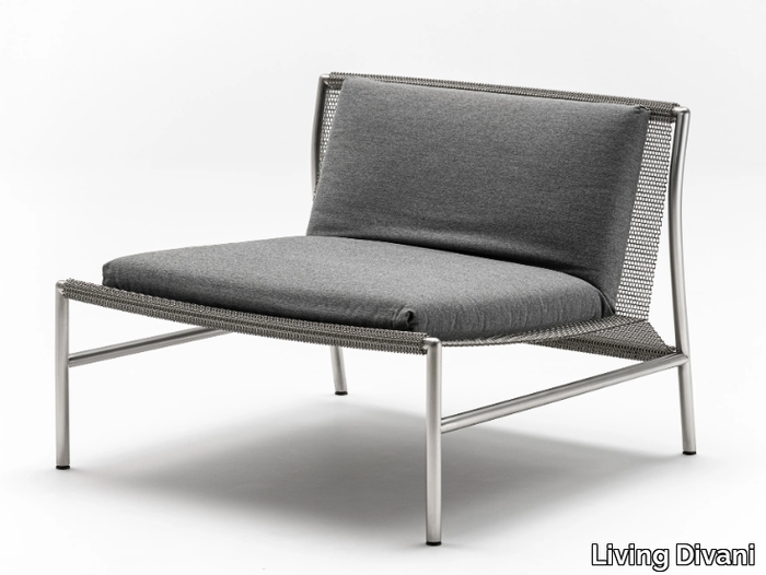 HI-TECH - Wire mesh easy chair _ Living Divani