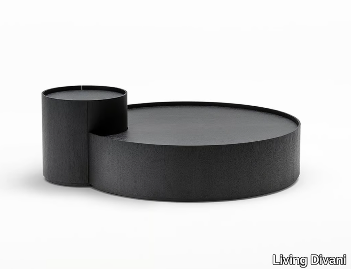 MOON ECLIPSE - Round coffee table with storage space _ Living Divani