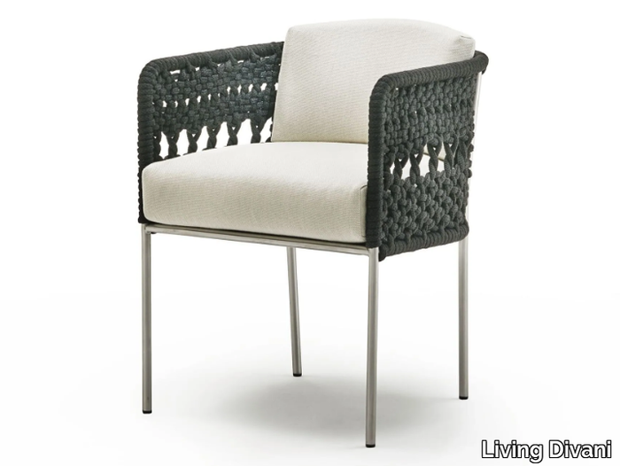 MINI TOMBOLO - Garden chair with armrests _ Living Divani