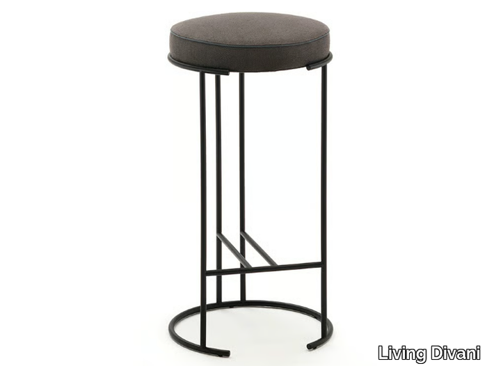 NINA - High stool with footrest _ Living Divani