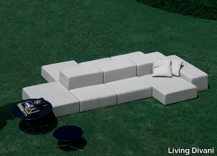 EXTRA WALL - Sectional upholstered garden sofa _ Living Divani