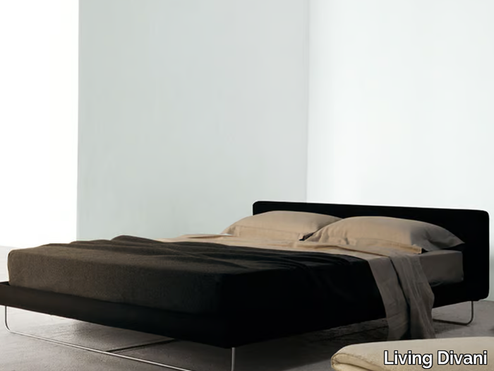 AVALON - Double bed with upholstered headboard _ Living Divani