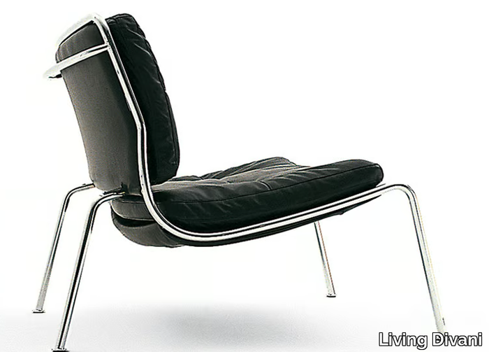 FROG - Upholstered leather armchair _ Living Divani