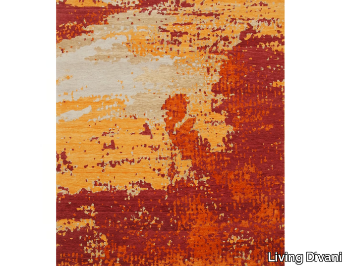 SIN TITULO 28 - Rectangular handmade wool rug _ Living Divani