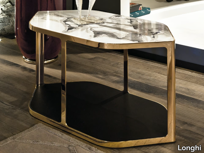 TILES - Hexagonal high side table _ Longhi