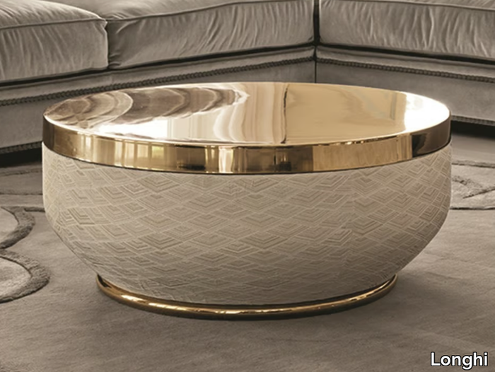 GODWIN - Low round coffee table _ Longhi