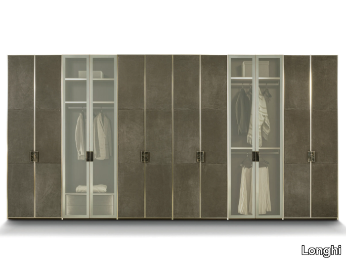 ATELIER - Sectional walk-in wardrobe with integrated lighting _ Longhi