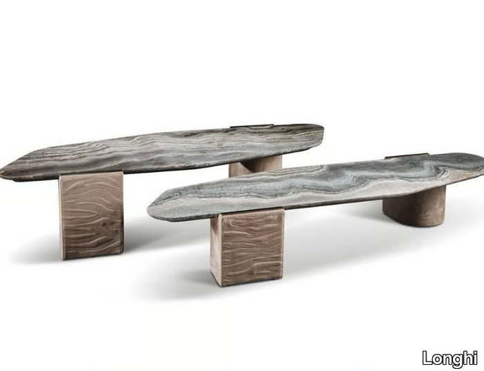 OFFSET - Marble coffee table _ Longhi