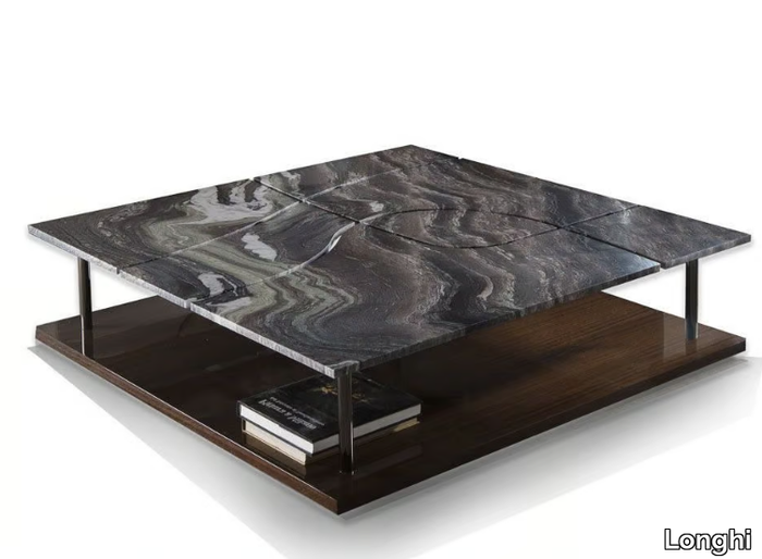 RACHEL - Marble coffee table _ Longhi