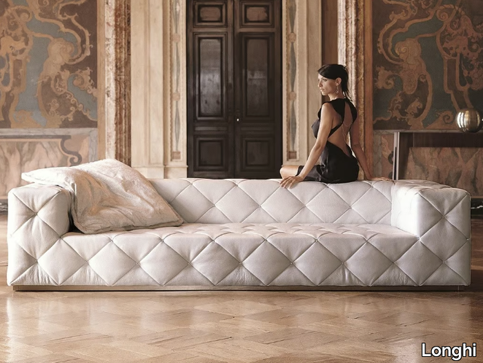 MUST - Tufted leather sofa _ Longhi