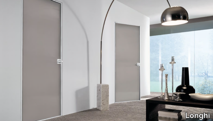 SPARK - Hinged lacquered glass door _ Longhi