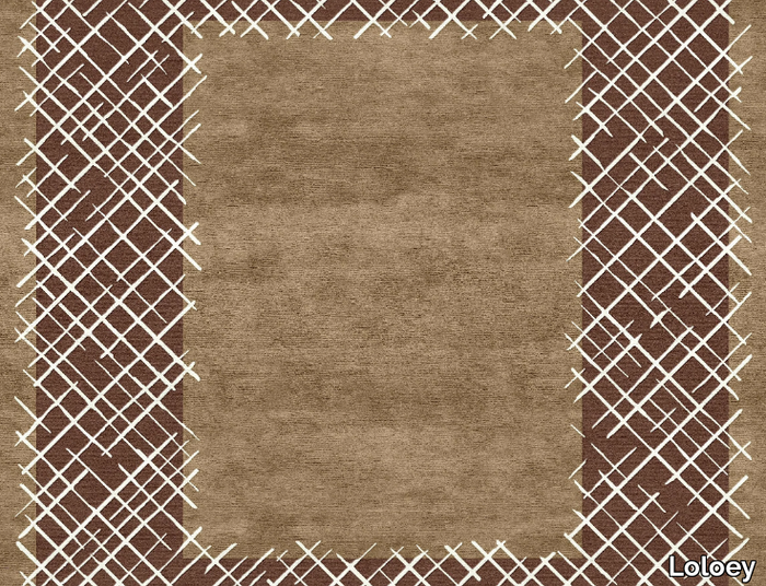 GIARDINO CARAMEL - Handmade fabric rug _ Loloey