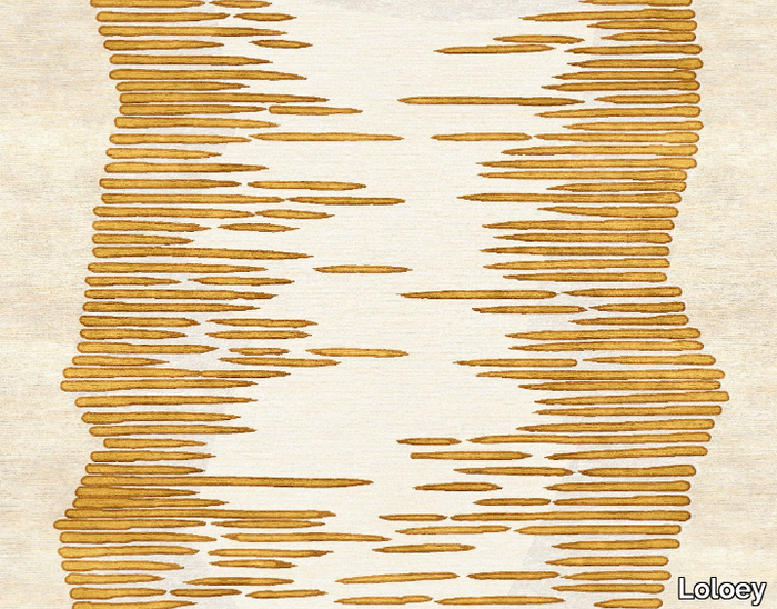 FONTANA GOLD - Handmade fabric rug _ Loloey