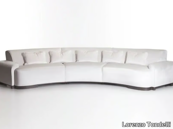 BAO CURVED - Sectional curved fabric sofa _ Lorenzo Tondelli