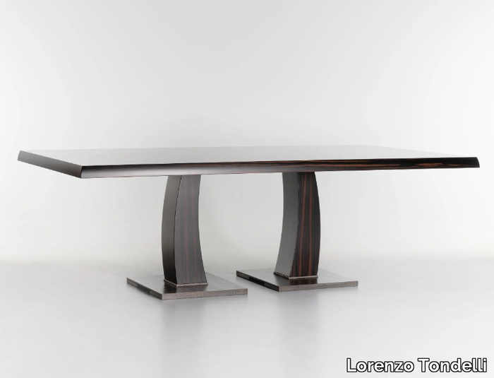 LEBE - Rectangular wooden table _ Lorenzo Tondelli