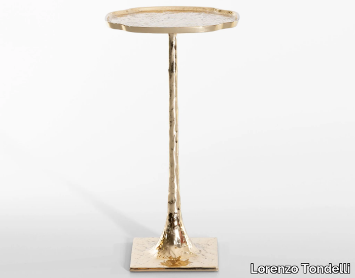 OLIVAR - Bronze side table _ Lorenzo Tondelli