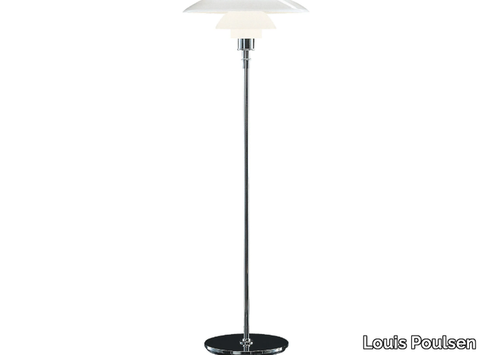 PH 4½-3½ - Opal glass floor lamp _ Louis Poulsen