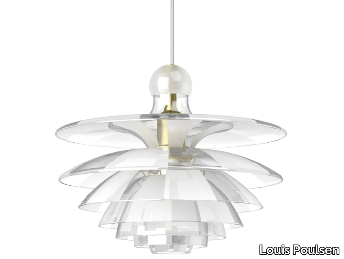 PH SEPTIMA - Glass pendant lamp _ Louis Poulsen