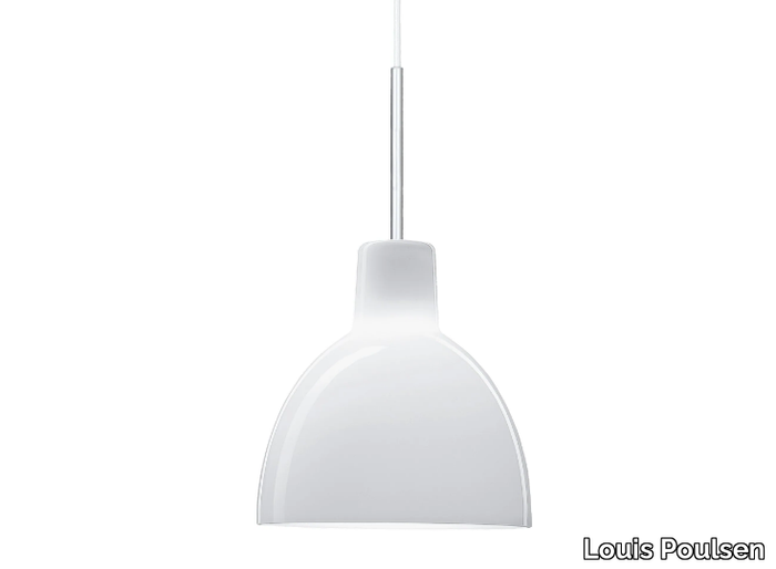 TOLDBOD 155/220 - Opal glass pendant lamp _ Louis Poulsen