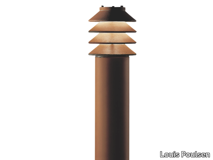 BYSTED - LED Corten™ bollard light _ Louis Poulsen