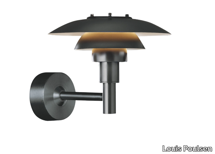 PH 3-2½ - Glass and Stainless Steel outdoor wall lamp _ Louis Poulsen