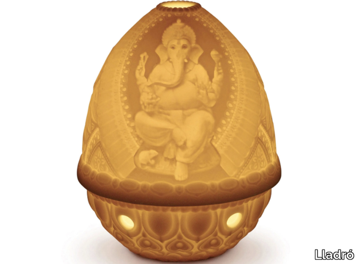 LORD GANESHA - Cordless porcelain table lamp _ Lladró