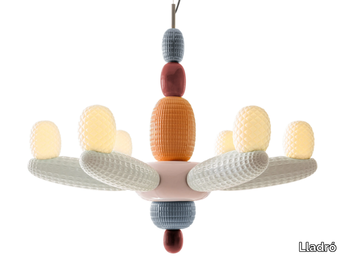 AFLOAT - LED porcelain pendant lamp _ Lladró