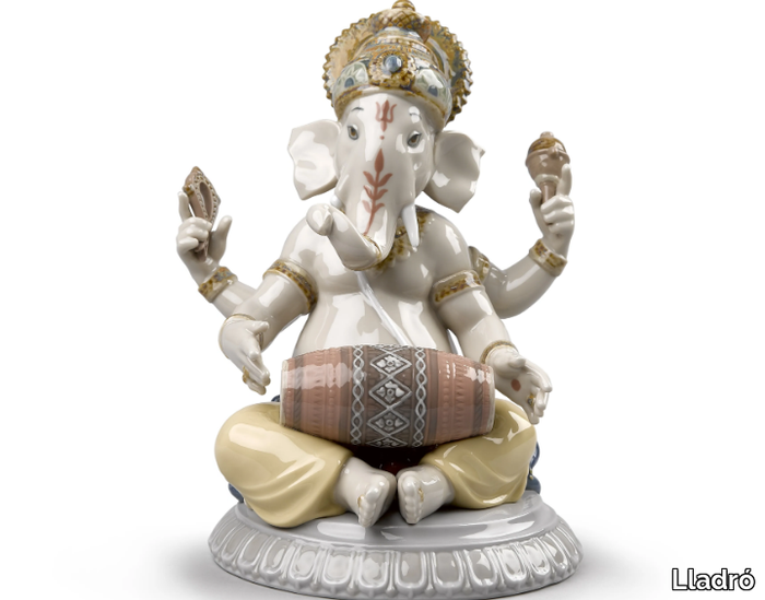 MRIDANGAM GANESHA - Porcelain decorative object _ Lladró