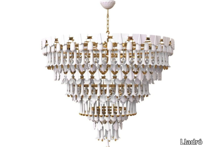 SEASONS 140cm - Porcelain chandelier _ Lladró