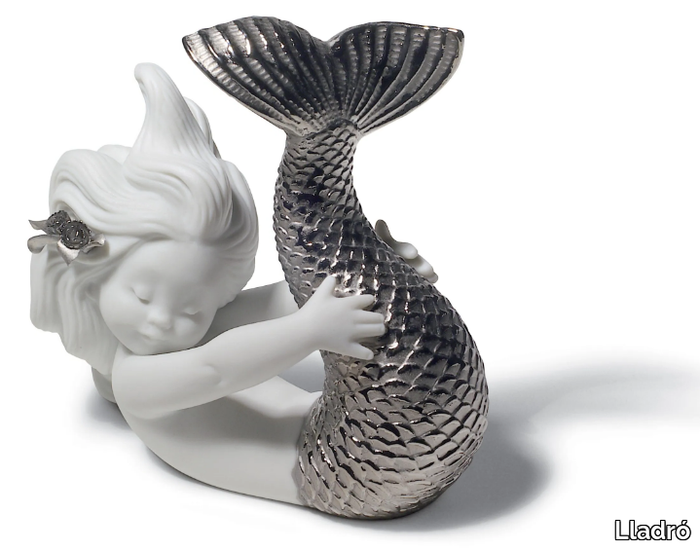 PLAYING AT SEA MERMAID - Porcelain decorative object _ Lladró