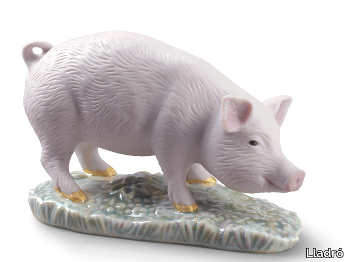 THE PIG MINI - Porcelain decorative object _ Lladró