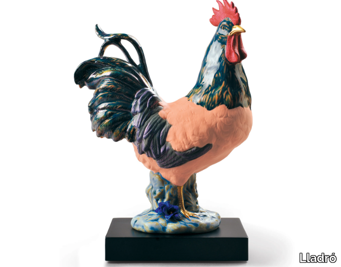 THE ROOSTER - Porcelain decorative object _ Lladró