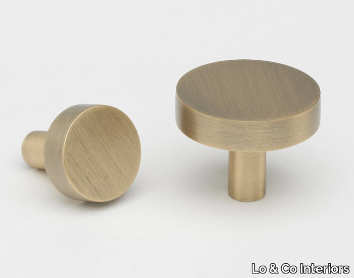 ASCOT - Brass furniture knob _ Lo & Co Interiors