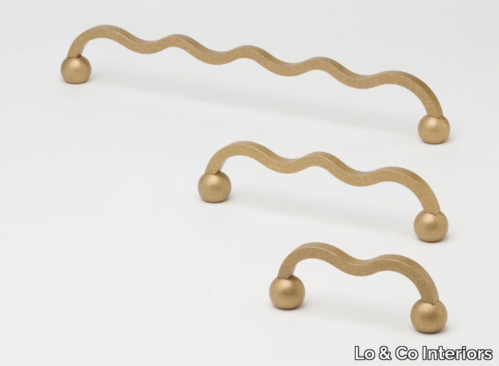 CAPRI - Brass furniture handle _ Lo & Co Interiors