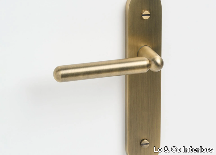 TUBBY - Brass door handle _ Lo & Co Interiors