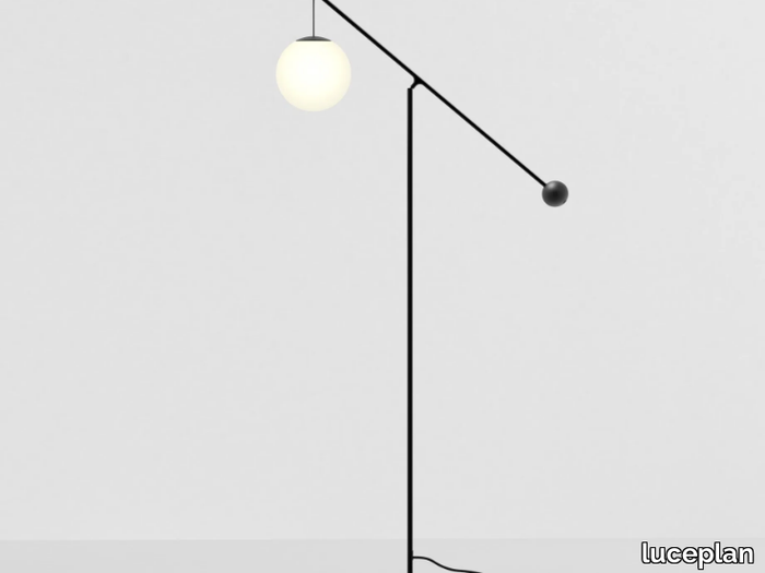 MALAMATA - Glass floor lamp _ LUCEPLAN