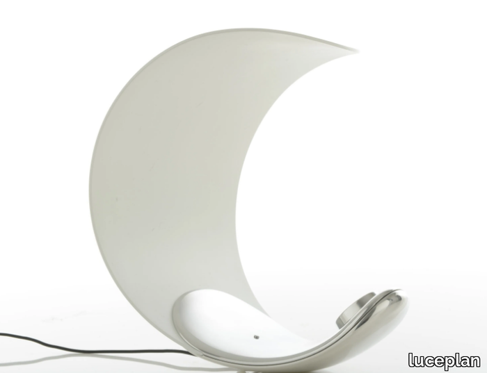 CURL - LED polycarbonate table lamp with dimmer _ LUCEPLAN