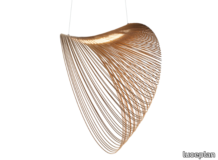 ILLAN - LED multi-layer wood pendant lamp _ LUCEPLAN