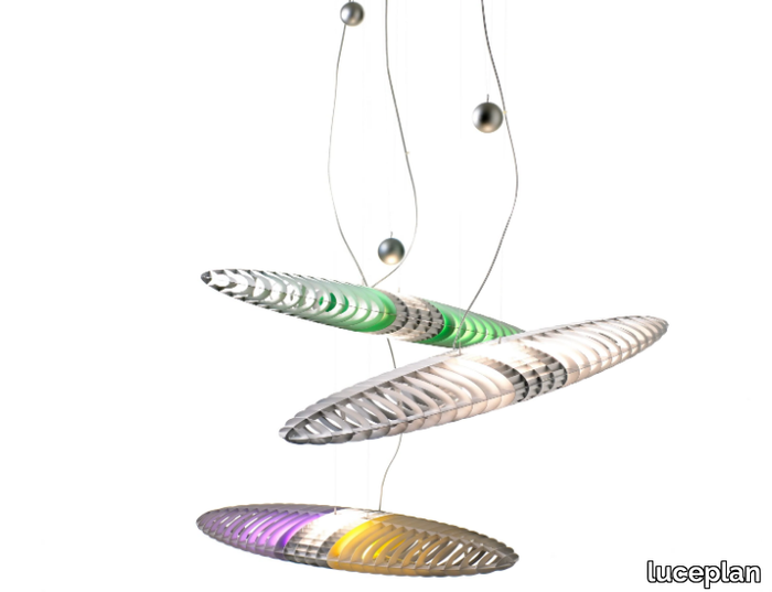 TITANIA - LED aluminium pendant lamp _ LUCEPLAN