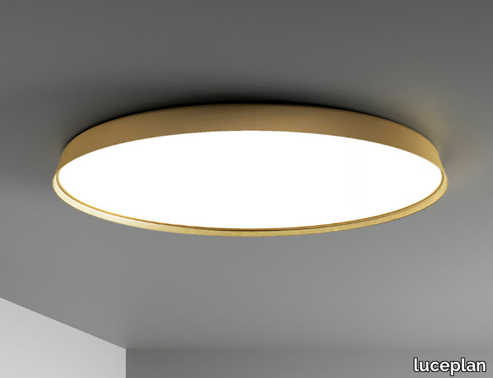 COMPENDIUM PLATE - LED extruded aluminium ceiling lamp _ LUCEPLAN