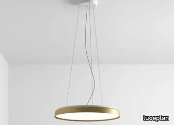 COMPENDIUM PLATE - LED Anodized aluminium pendant lamp _ LUCEPLAN